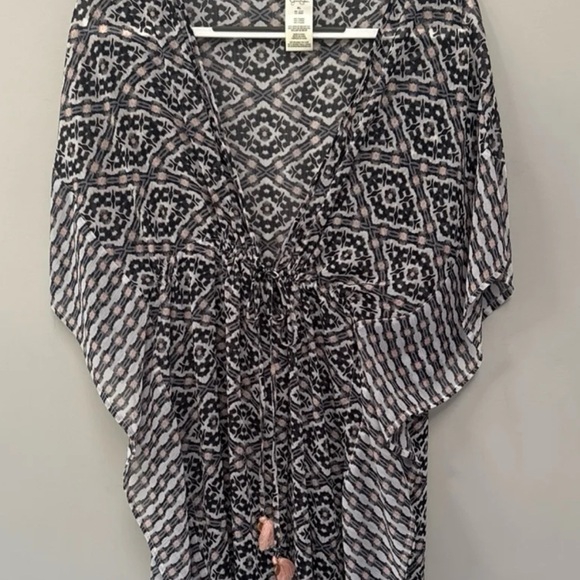 Patterned Swim CoverUp - Picture 1 of 6